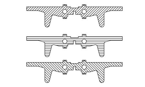 Corrugation pattern.